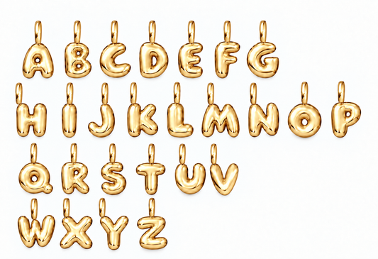 Gold Mini Juicy Bubble Letter