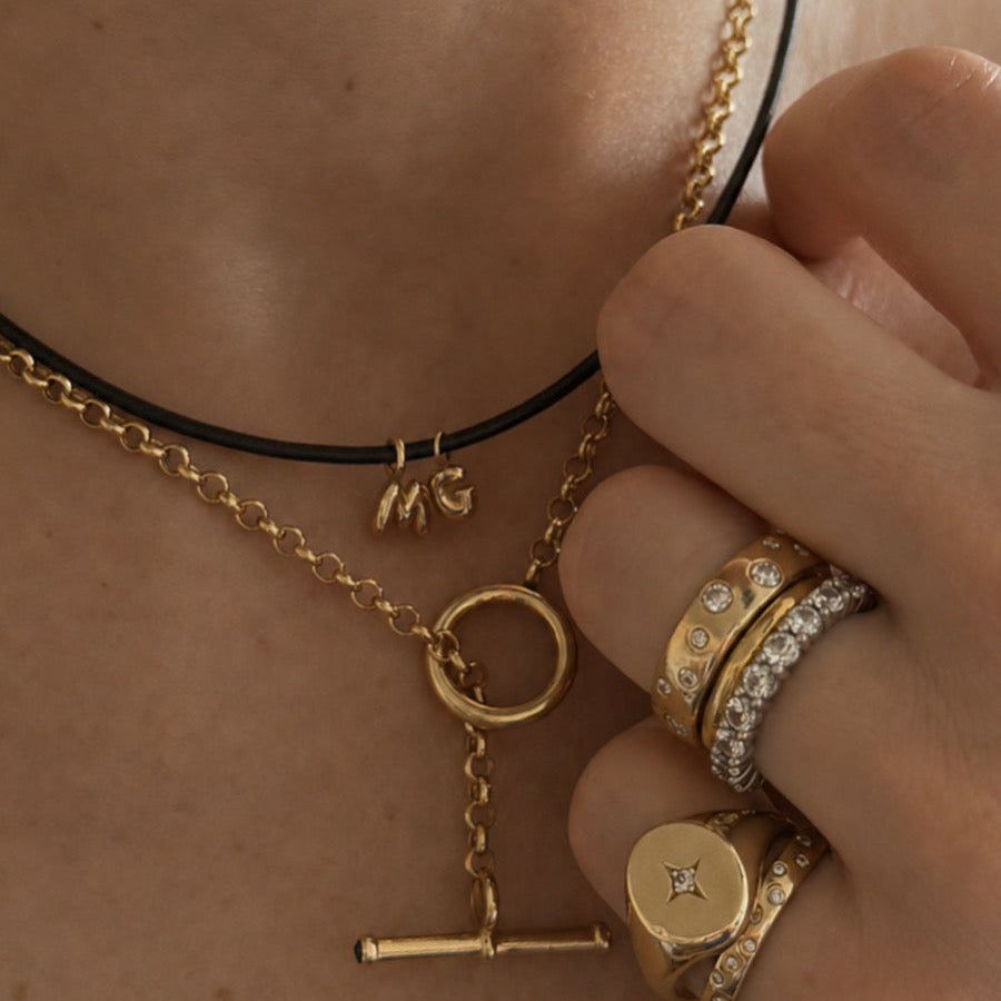 Mini Leather Cord Necklace