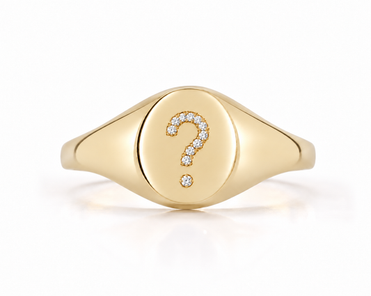 The Mini Question Mark Signet