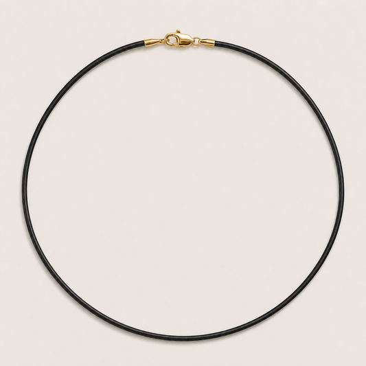 Mini Leather Cord Necklace