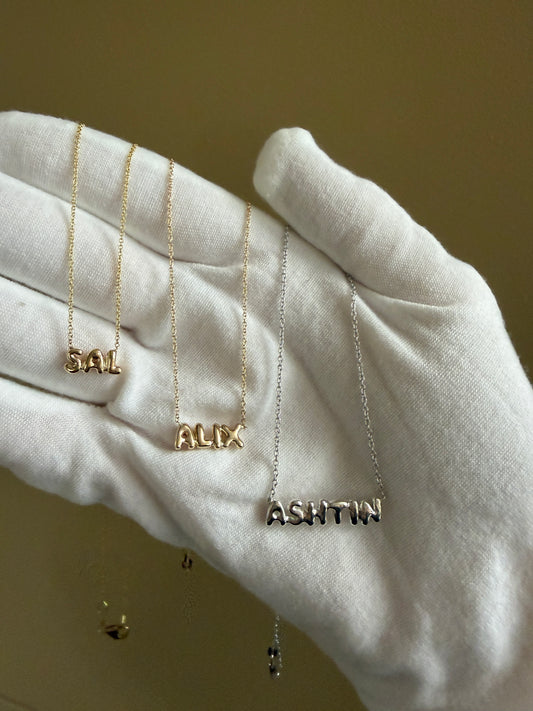 Mini Juicy Bubble Name Plate