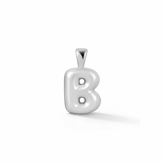Silver Mini Juicy Bubble Letter