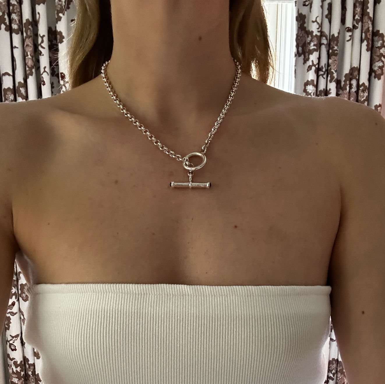 XL Silver Toggle